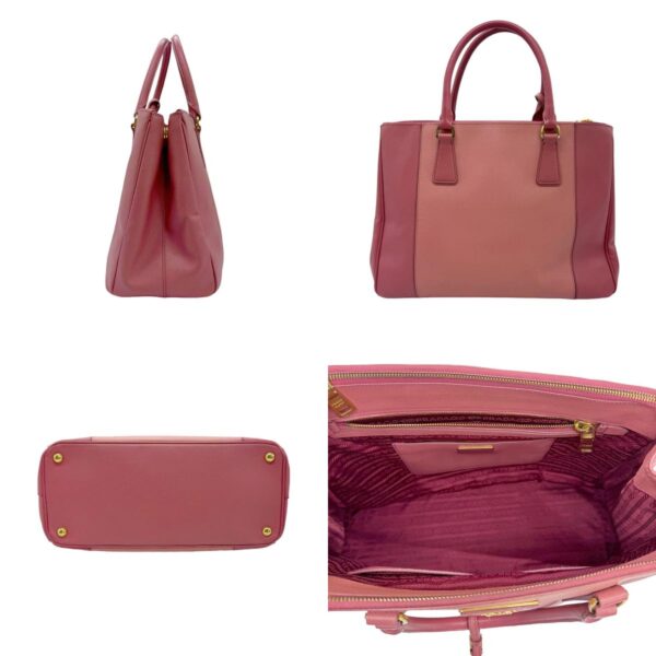 z0682 2 c Prada Shoulder Bag Leather Pink