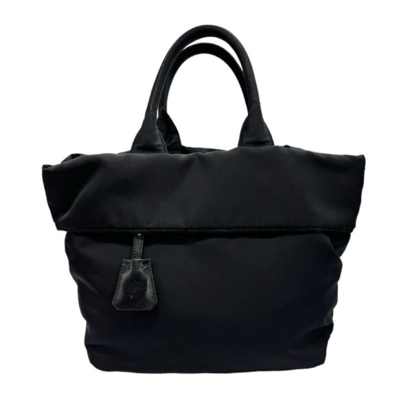 z0694 1 Prada Shoulder Bag Nylon Black