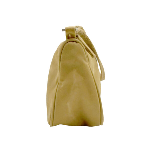 z1076 2 Prada Handbag Nylon Beige