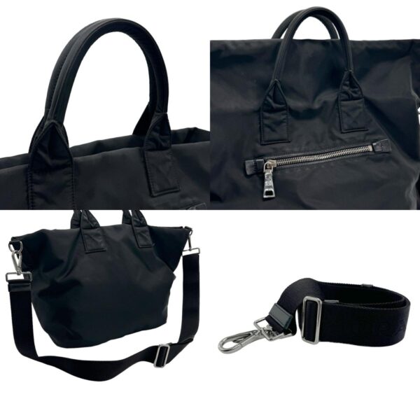 z1165 10 c Prada Shoulder Bag Nylon Black