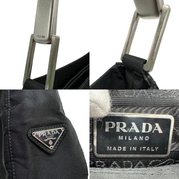 z1227 11 c Prada Shoulder Bag Nylon Black