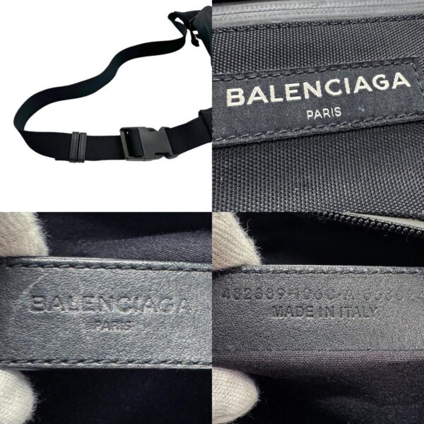 z1269 11 c Balenciaga Nylon Waist Bag Black