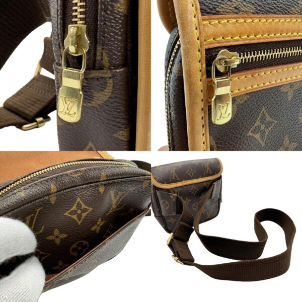 z1555 10 c Louis Vuitton Bum Bag Monogram Canvas Waist Bag Brown