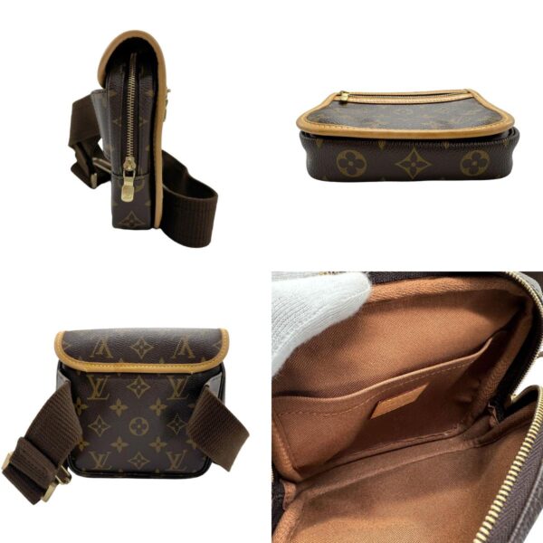 z1555 2 c Louis Vuitton Bum Bag Monogram Canvas Waist Bag Brown