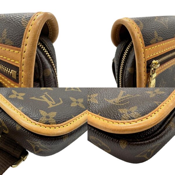 z1555 6 c Louis Vuitton Bum Bag Monogram Canvas Waist Bag Brown