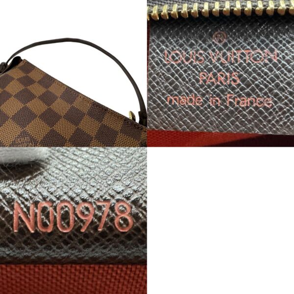 z1584 11 c Louis Vuitton Truth Damier Canvas Handbag Brown