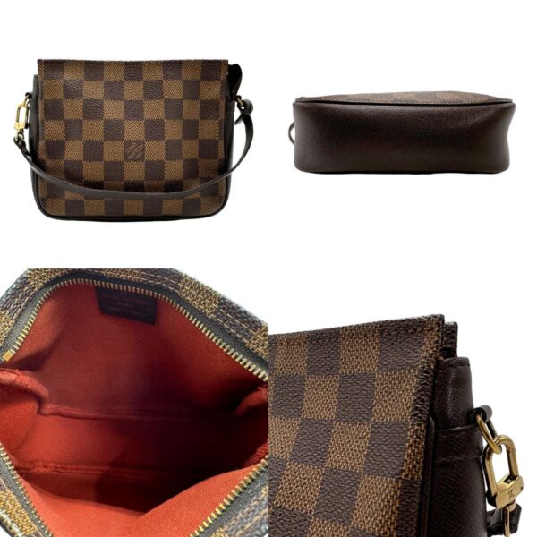 z1584 3 c Louis Vuitton Truth Damier Canvas Handbag Brown