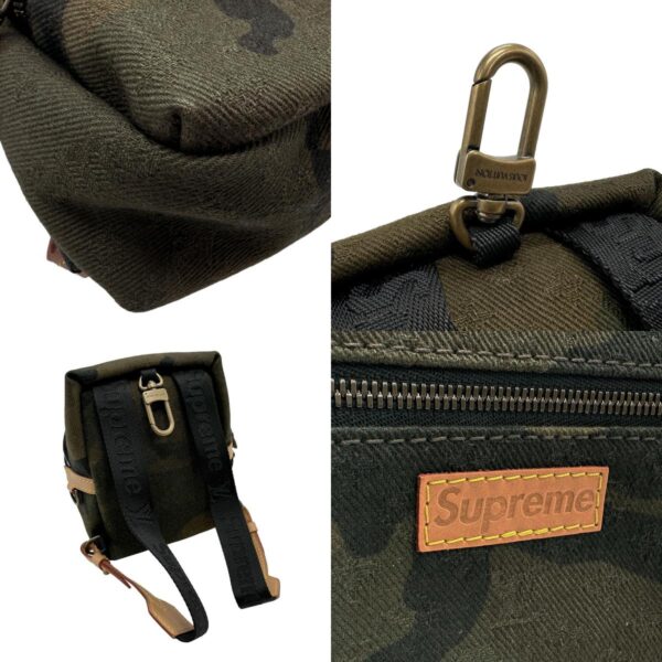 z1596 10 c Louis Vuitton Supreme Apollo Nano Backpack Khaki