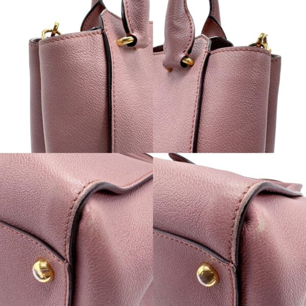 z1603 6 c Burberry Leather Shoulder Bag Dusty Pink