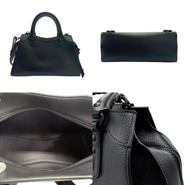 z1604 3 c Balenciaga Neo Classic City Leather Shoulder Bag Black