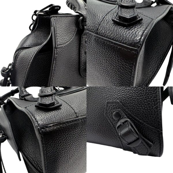 z1604 7 c Balenciaga Neo Classic City Leather Shoulder Bag Black