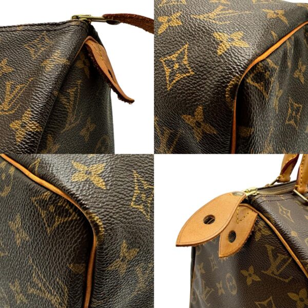 z1626 7 c Louis Vuitton Speedy 30 Monogram Canvas Handbag Brown