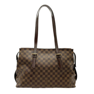 z1650 1 Louis Vuitton Shoulder Bag Damier Ebene Neverfull MM Brown