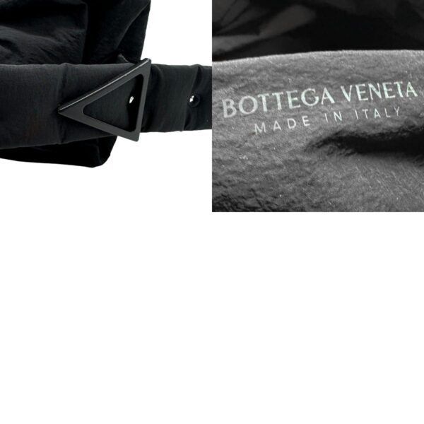 z1659 11 c Bottega Veneta The Body Pouch Nylon Body Bag Black