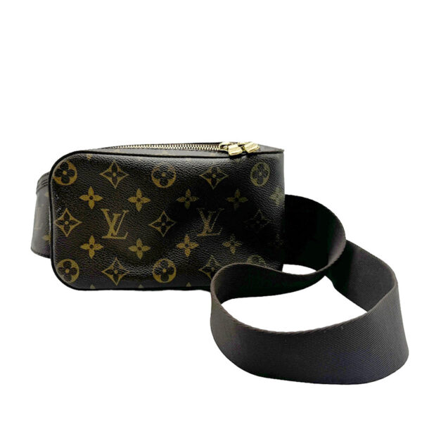 z1778 1 Louis Vuitton Geronimos Monogram Canvas Body Bag Brown