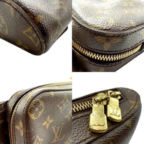 z1778 6 c Louis Vuitton Geronimos Monogram Canvas Body Bag Brown