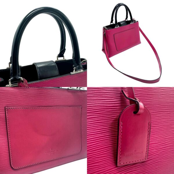 z1792 10 c Louis Vuitton Kleber PM Epi Leather Shoulder Bag Hot Pink