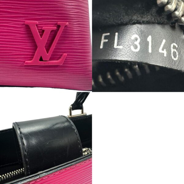 z1792 14 c Louis Vuitton Kleber PM Epi Leather Shoulder Bag Hot Pink