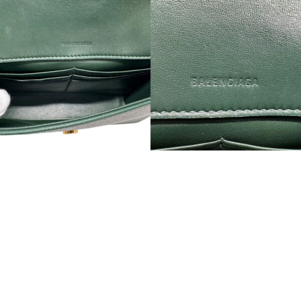 z1831 14 c Balenciaga Crossbody Bag Leather Shoulder Bag Green