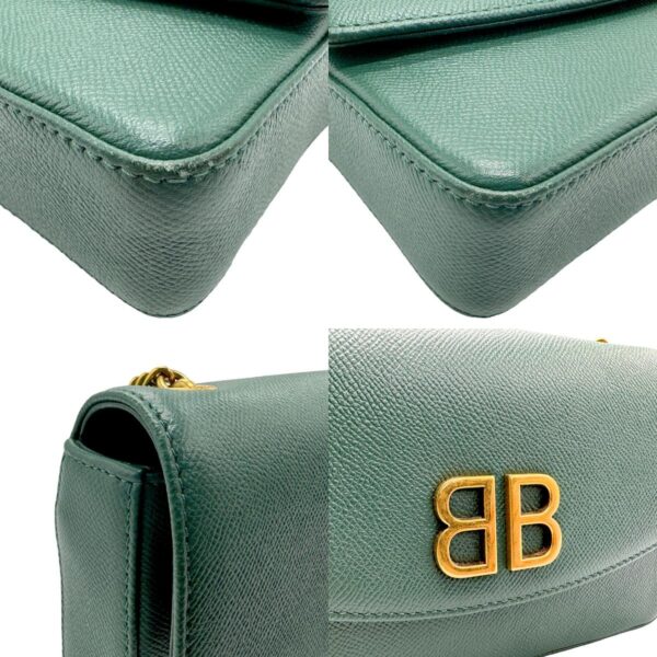 z1831 6 c Balenciaga Crossbody Bag Leather Shoulder Bag Green