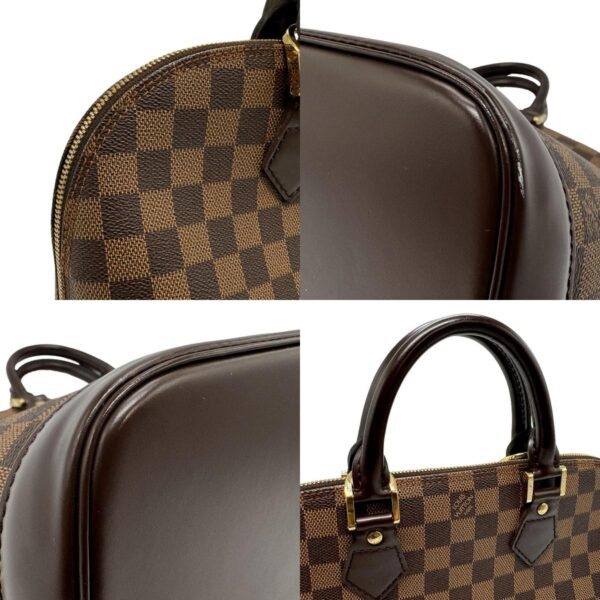 z1833 7 c Louis Vuitton Alma Damier Canvas Handbag Brown