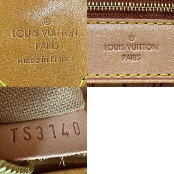 z1841 11 c Louis Vuitton Delightful PM Monogram Canvas Shoulder Bag Brown