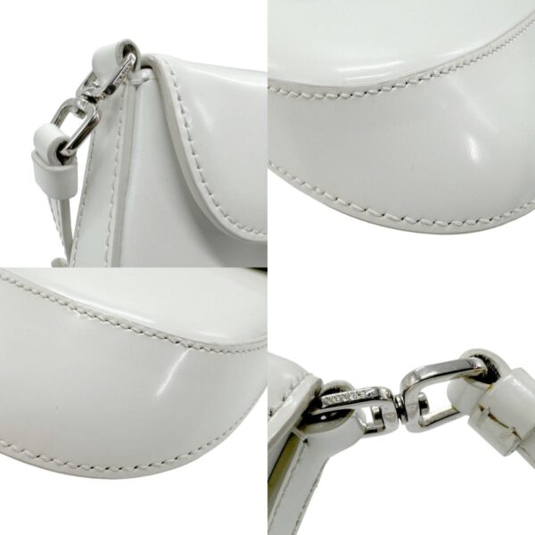 z1880 7 c Prada Shoulder Bag Leather White