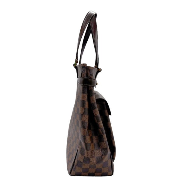 z1884 2 Louis Vuitton Uzes Damier Canvas Handbag Brown