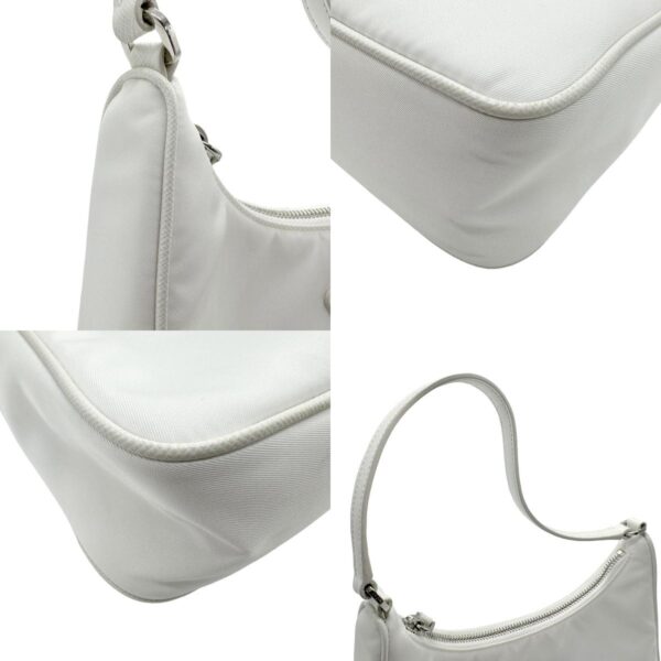 z1901 7 c Prada Handbag Nylon White