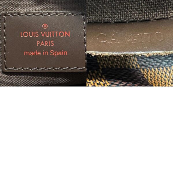 z1931 14 c Louis Vuitton Brooklyn Bum Bag Damier Canvas Brown