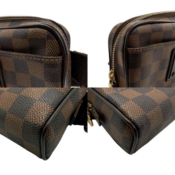 z1931 6 c Louis Vuitton Brooklyn Bum Bag Damier Canvas Brown