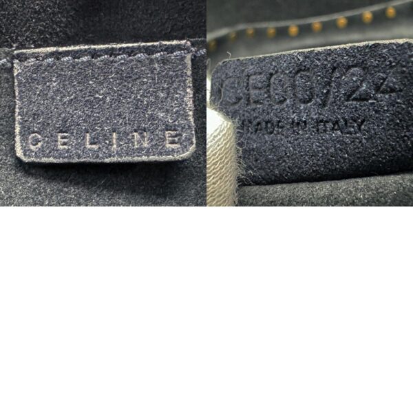 z1960 12 c Celine Boogie Bag Handbag Suede Black