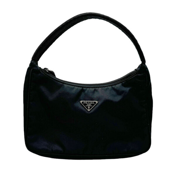 z2002 1 Prada Handbag Nylon Black