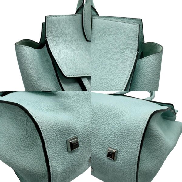 z2009 6 c Salvatore Ferragamo Gancini Leather Shoulder Bag Mint Green