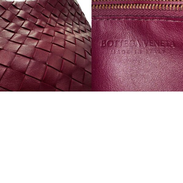 z2016 11 c Bottega Veneta Intrecciato Leather Tote Bag Burgundy