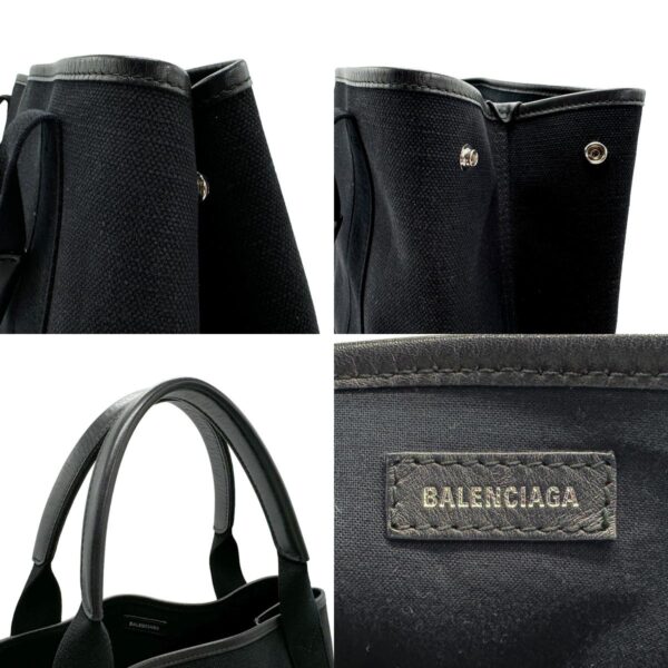 z2033 10 c Balenciaga Cabas S Canvas Tote Bag Black