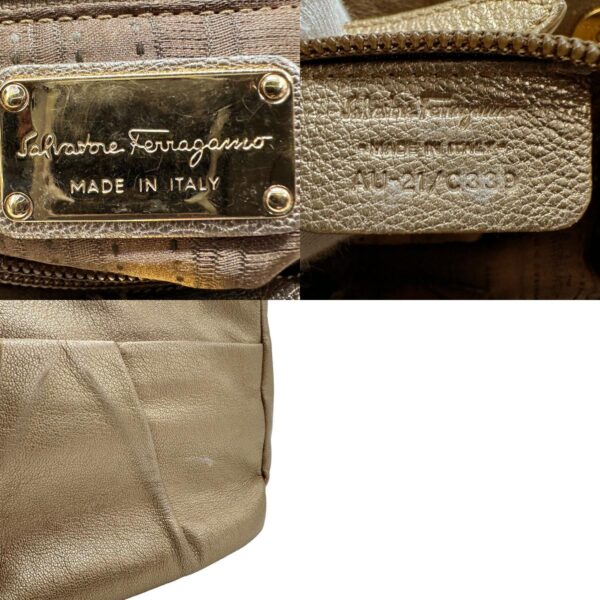 z2052 14 c Salvatore Ferragamo Vara Leather Shoulder Bag