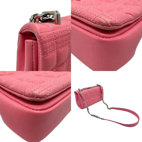 z2056 7 c Burberry Leather Shoulder Bag Pink