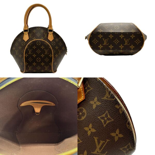 z2057 3 c Louis Vuitton Ellipse PM Handbag Monogram Canvas Brown