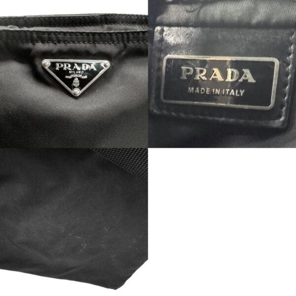 z2084 11 c Prada Shoulder Bag Nylon Black