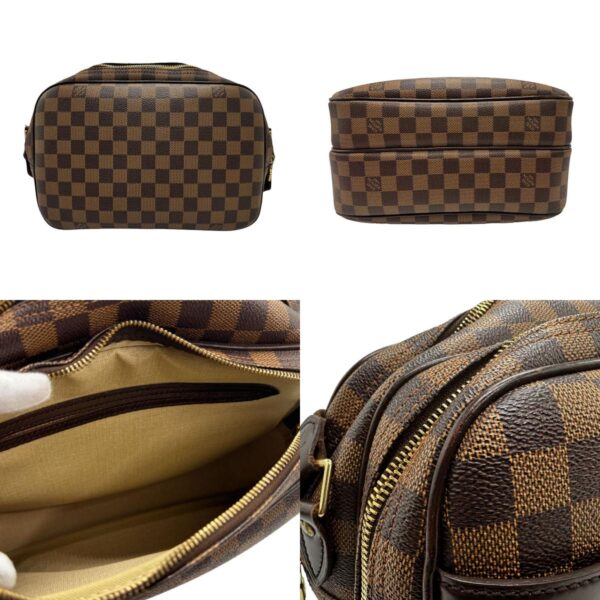 z2104 3 c Louis Vuitton Reporter PM Shoulder Bag Damier Canvas Brown