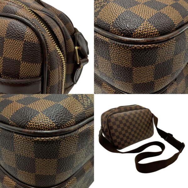 z2104 7 c Louis Vuitton Reporter PM Shoulder Bag Damier Canvas Brown