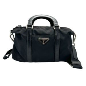 z2106 1 Loewe Shoulder Bag Mini Puzzle Fold Tote Black