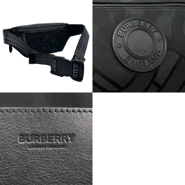 z2109 11 c Burberry Nylon Waist Bag Black