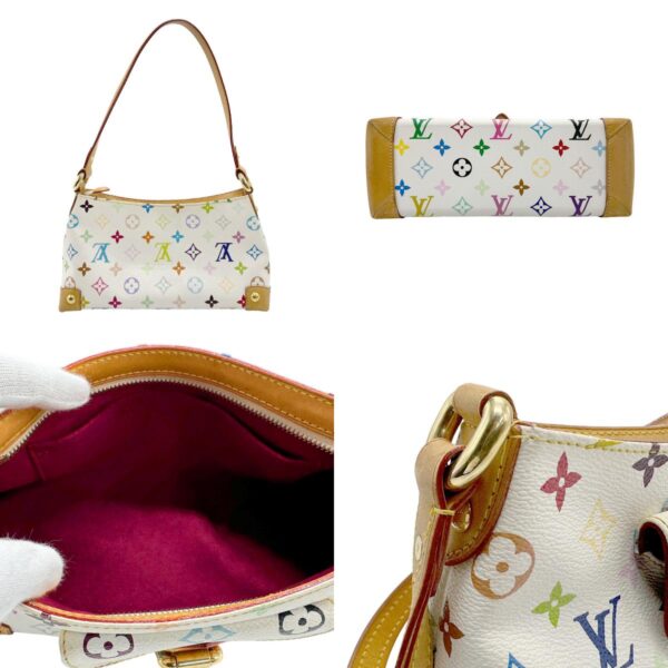 z2118 3 c Louis Vuitton Eliza Handbag Monogram Multicolor Canvas White