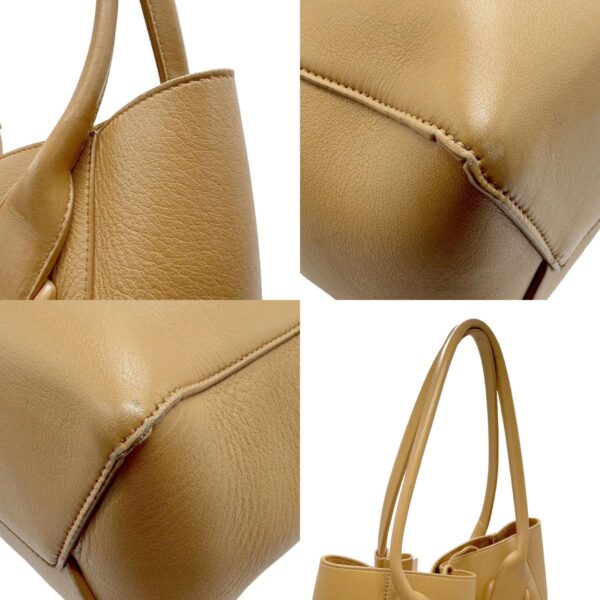 z2147 7 c Bottega Veneta Leather Handbag Camel