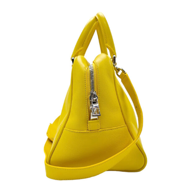 z2196 2 Loewe Amazona 75 Leather Shoulder Bag Yellow