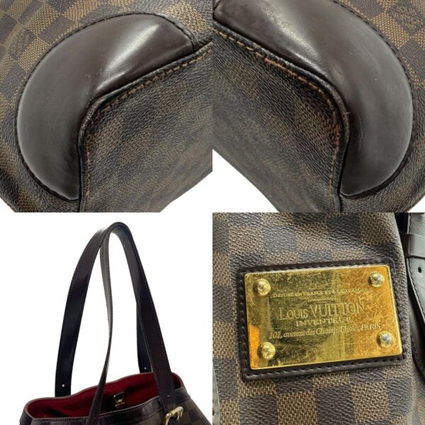 z2219 10 c Louis Vuitton Hampstead MM Handbag Damier Canvas Brown