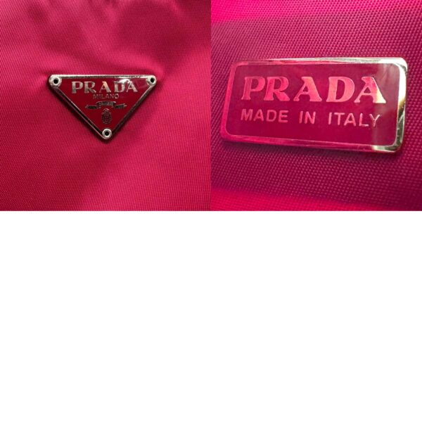 z2244 11 c Prada Handbag Nylon Red