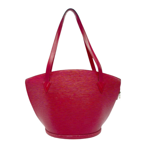 z2265 1 Louis Vuitton Saint Jacques Shopping Bag Epi Leather Castilian Red